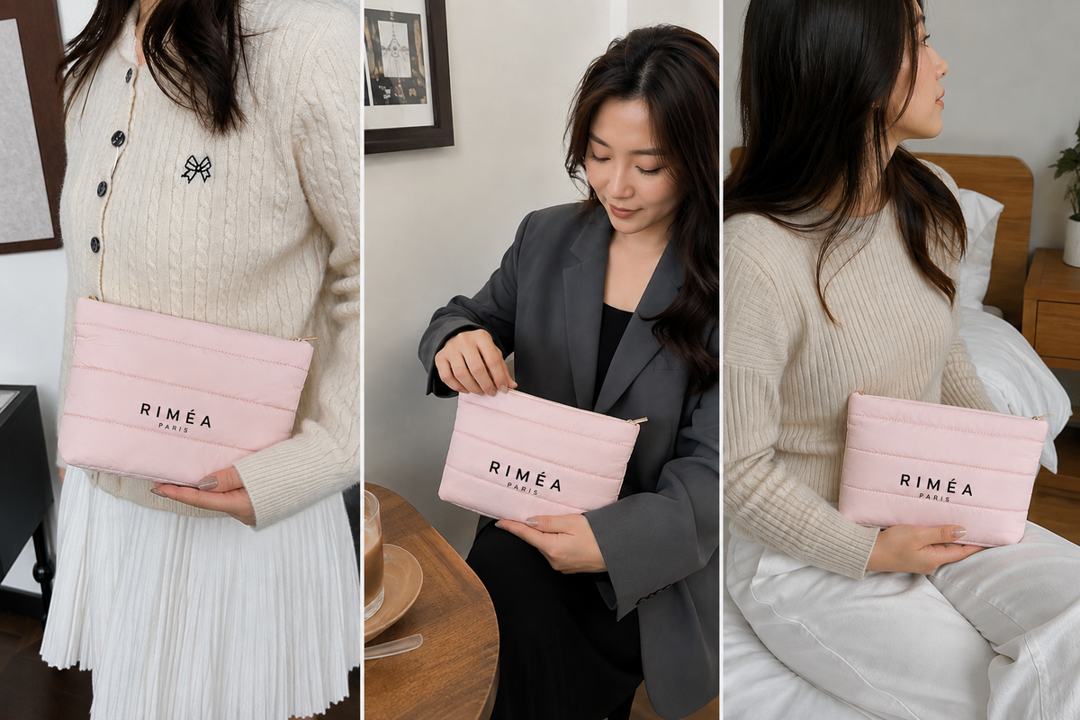 Pochette Riméa Essential contenant le Silk Pro et ses accessoires